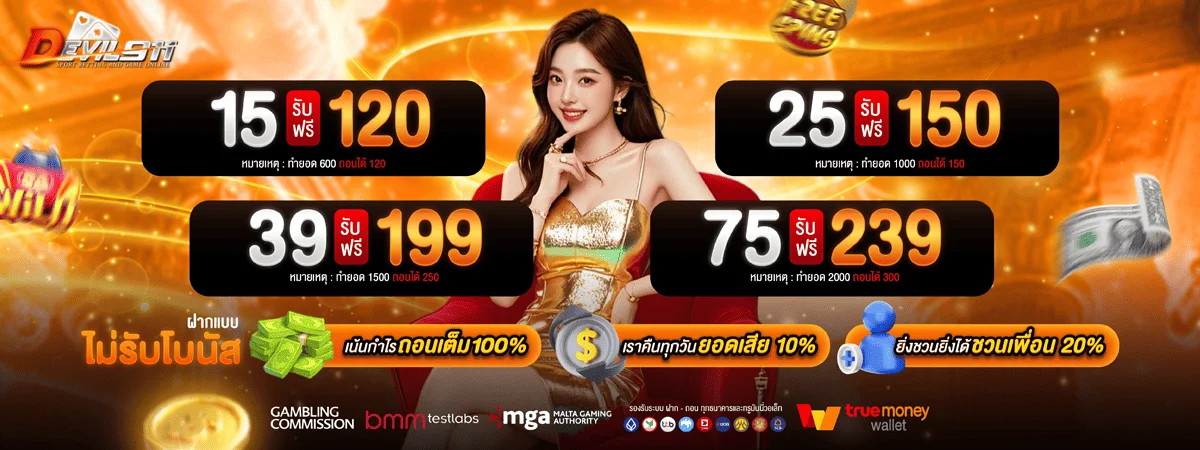DEVIL911 สมัครสมาชิก รับเครดิตฟรี เล่นได้ทุกเกม